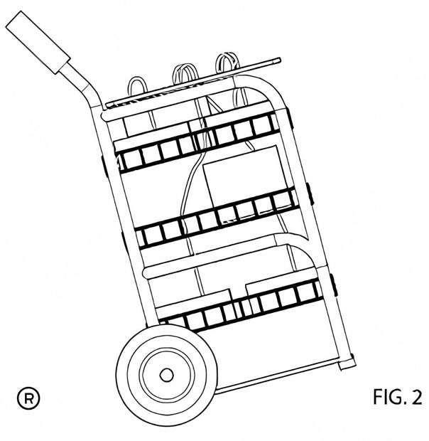 Carro para cableado eléctrico